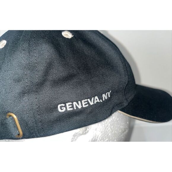Vintage Big Oak Golf Course Baseball Hat Black Ahead Golfer Geneva NY - Picture 4 of 9